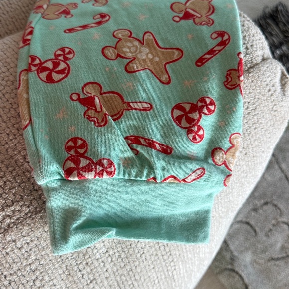 Mickey Mouse Gingerbread Holiday Onesie Pajama size Large - Picture 3 of 6